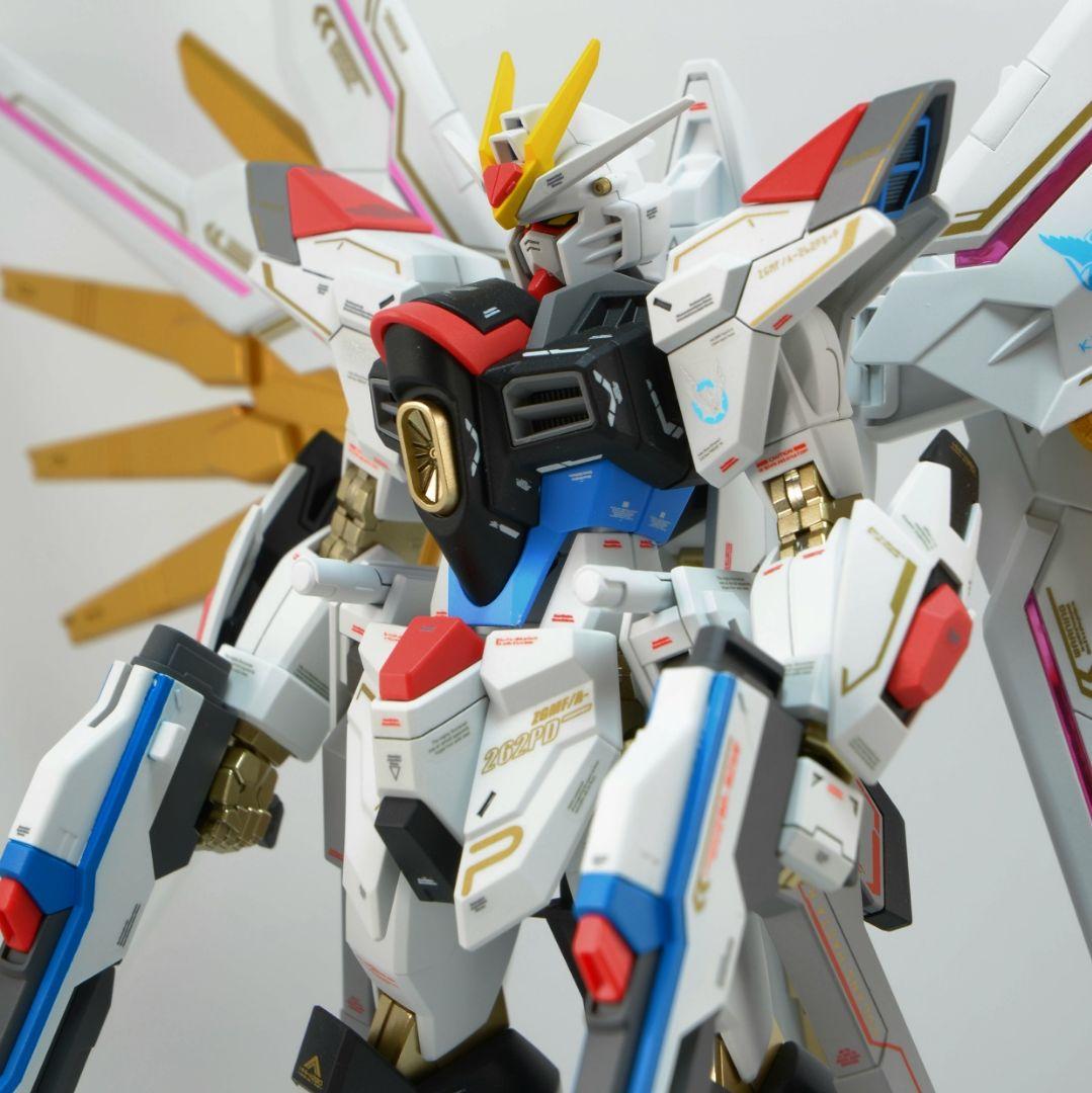 HG マイティーストライクフリーダムガンダム 塗装 完成品 ガンプラ HG マイティーストライクフリーダムガンダム 塗装 完成品 ガンプラ