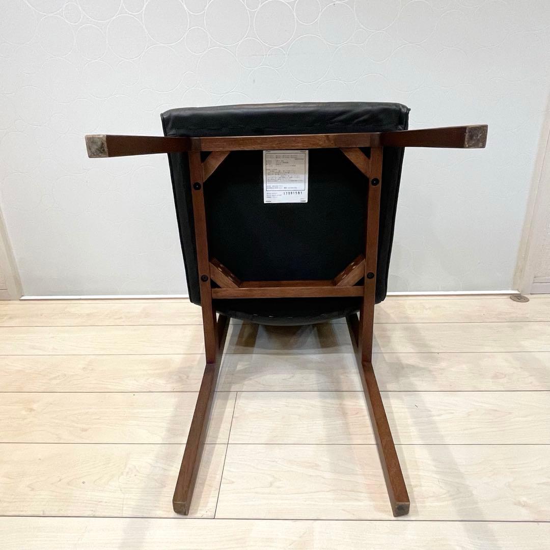 【美品】ACTUS リレート ダイニングチェアC 本革 天然木 北欧 モダン ② 【美品】ACTUS リレート ダイニングチェアC 本革 天然木 北欧 モダン ②