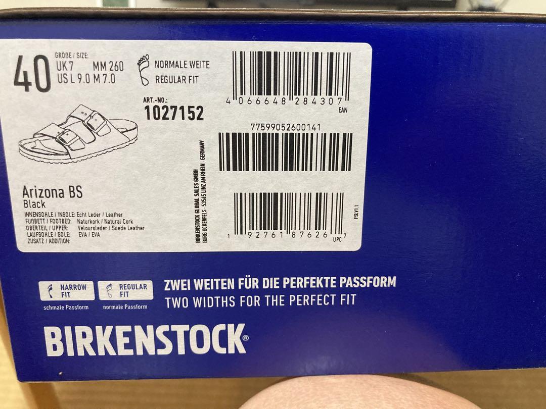 \"BIRKENSTOCK\" / アリゾナスエード 40 新品未使用品