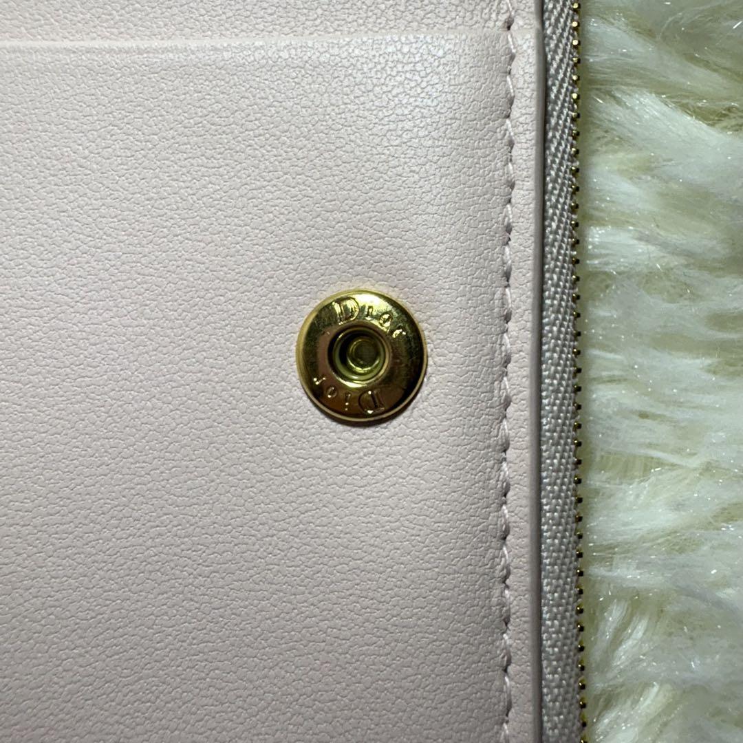 美品 現行 Dior カロ ダリア ウォレット カーフスキン 財布