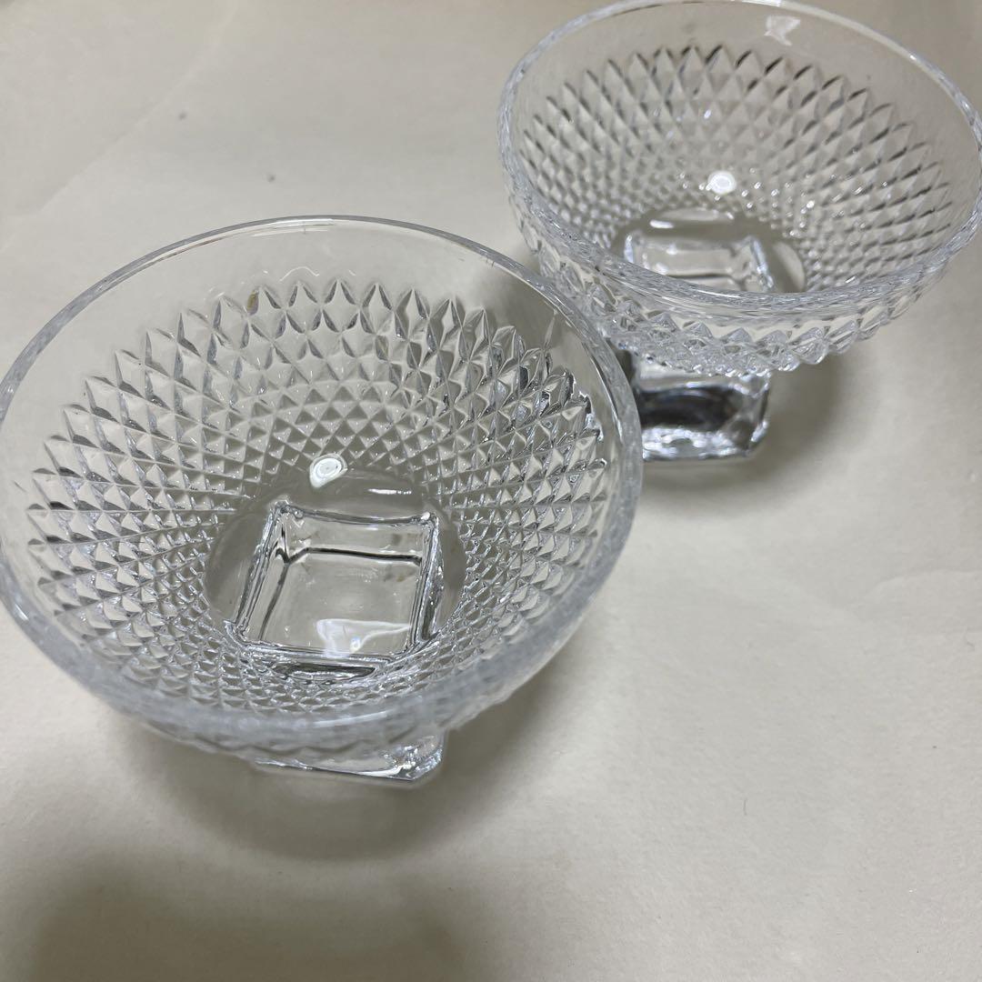 ガラスの盃冷酒器2個