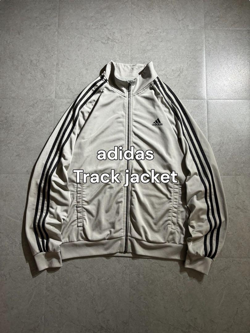 【good regular】adidas トラックジャケット シルバーレアカラー