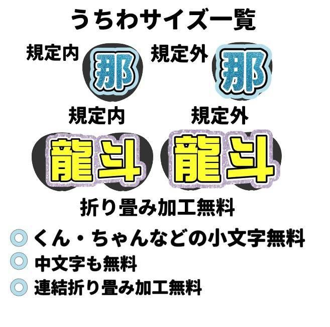 6/14ちゃむ うちわ文字 オーダー ハングル 連結 パネル