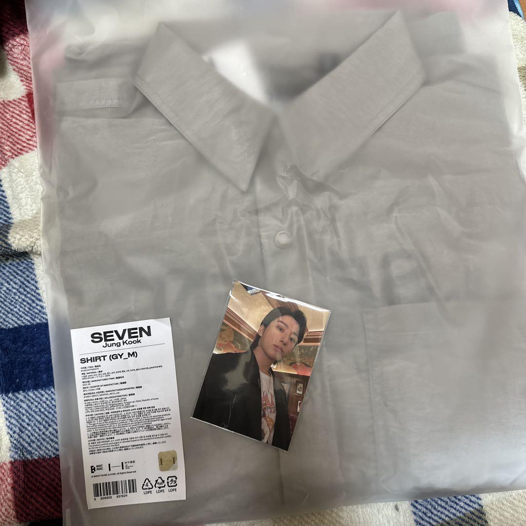 JUNGKOOK】新品未使用トレカ付・SEVEN ジョングク シャツ