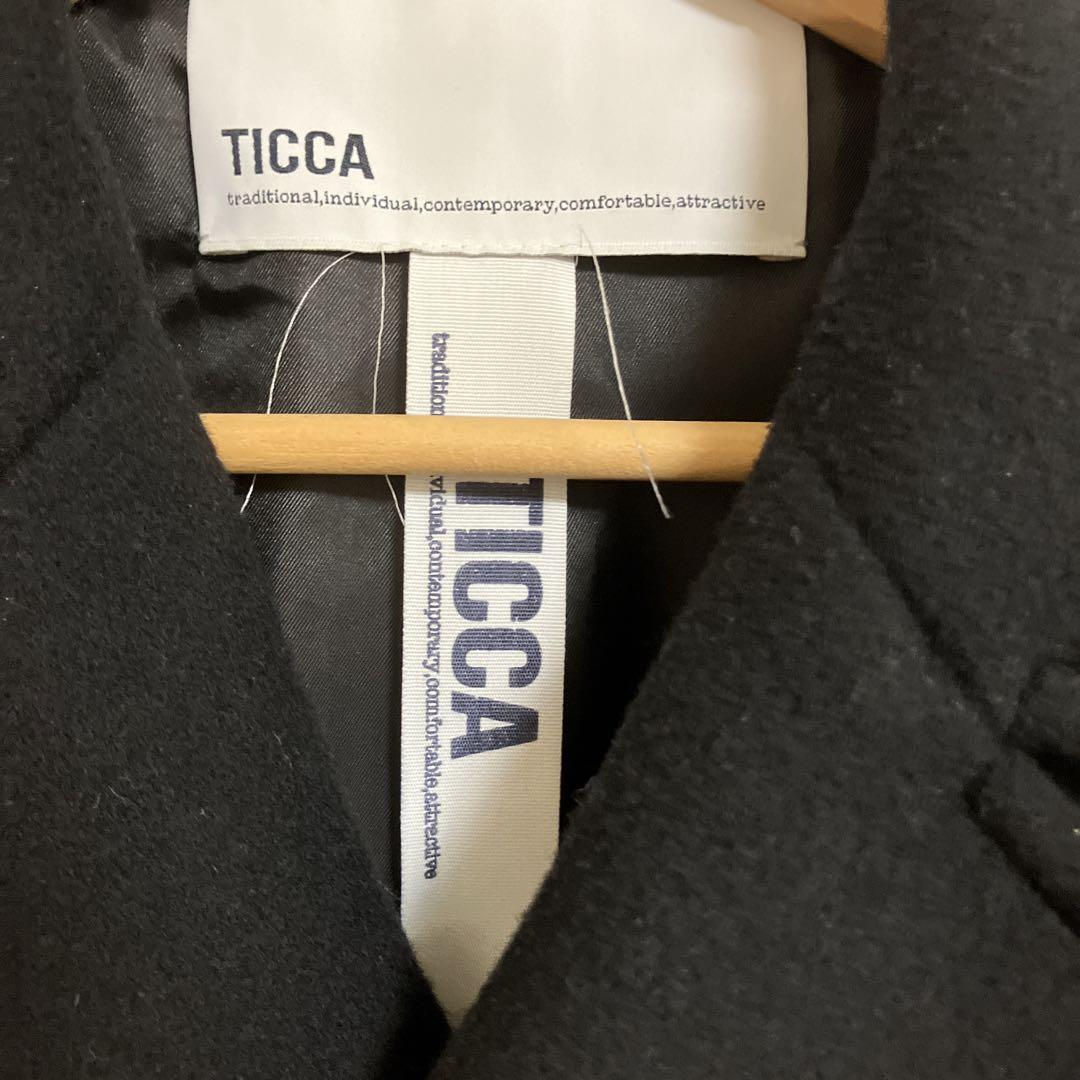 TICCA / ティッカ ピーコート ブラック