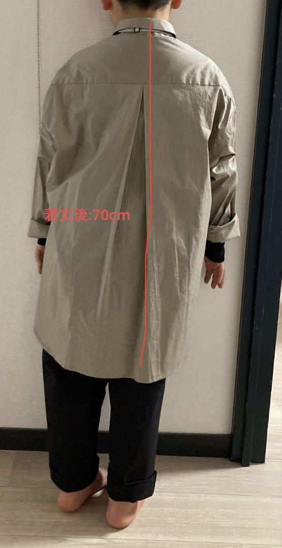 【卒入学式】MOUN TEN. ベージュシャツ　ブラックパンツ　セット売り140