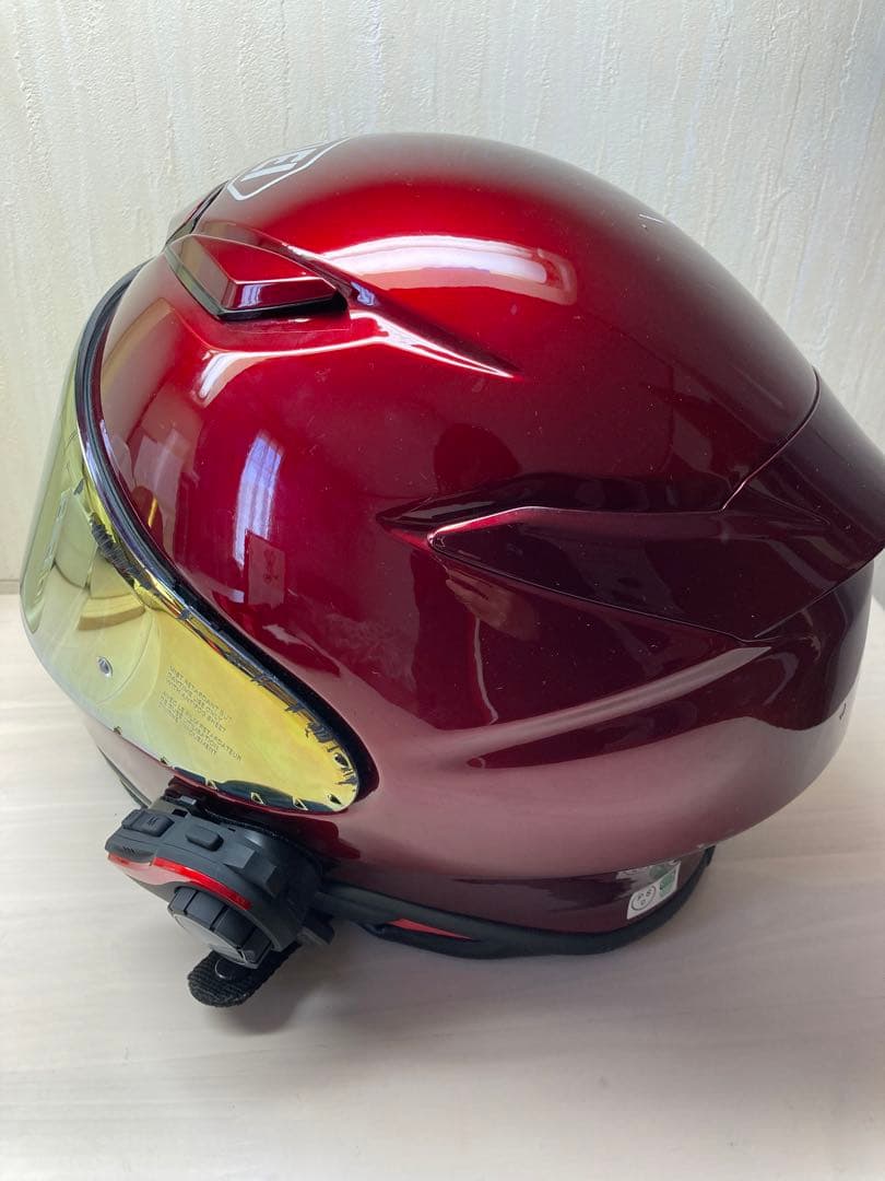 SHOEI Z-8 ワインレッド、インカム付き