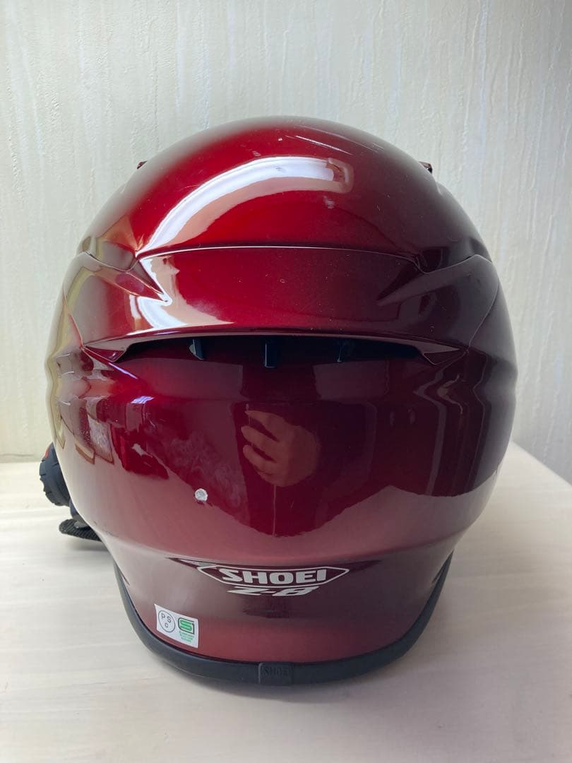 SHOEI Z-8 ワインレッド、インカム付き