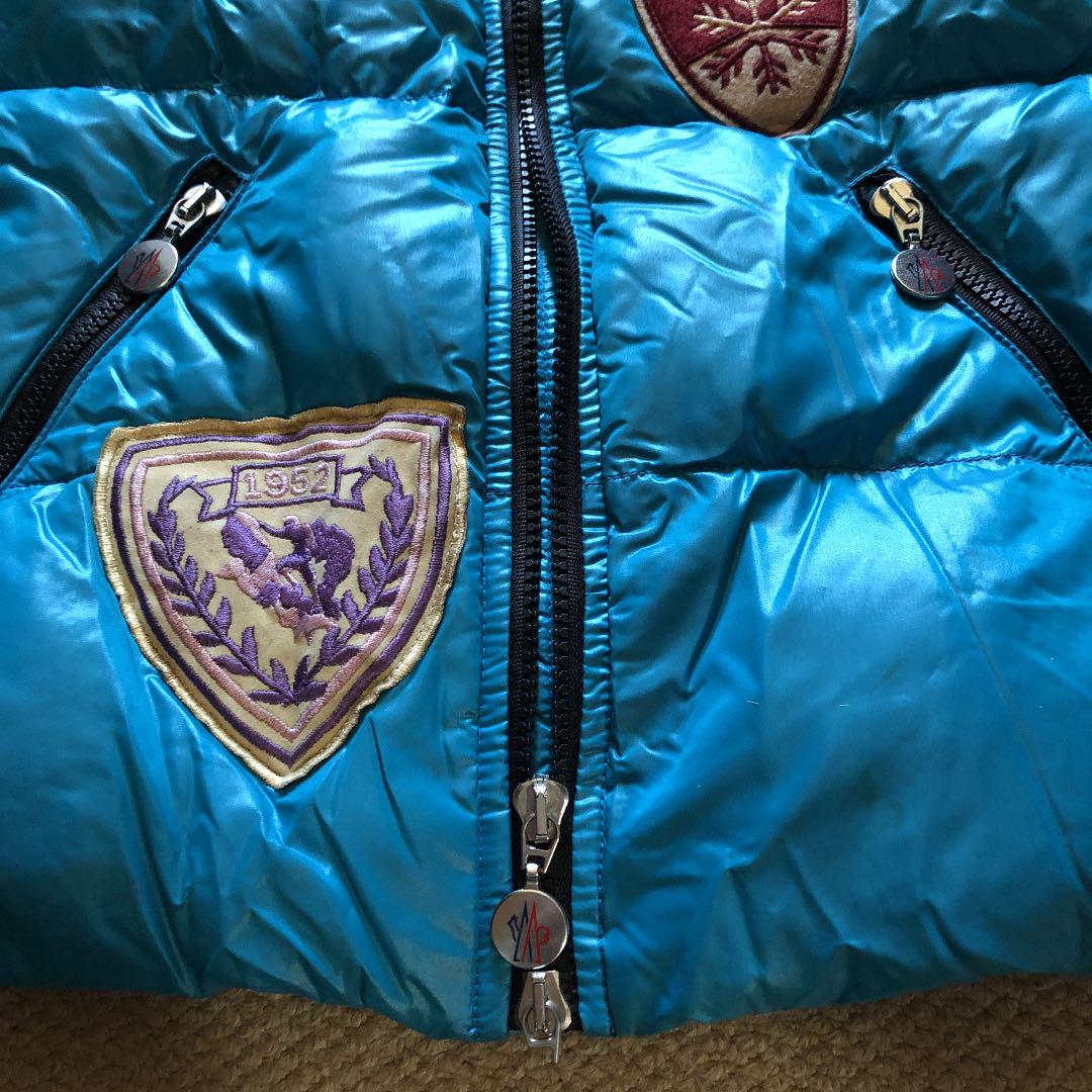 MONCLER K2スペシャルサイズ0水色ダウン美品本物 gfU02-m86739662304 高品質得価