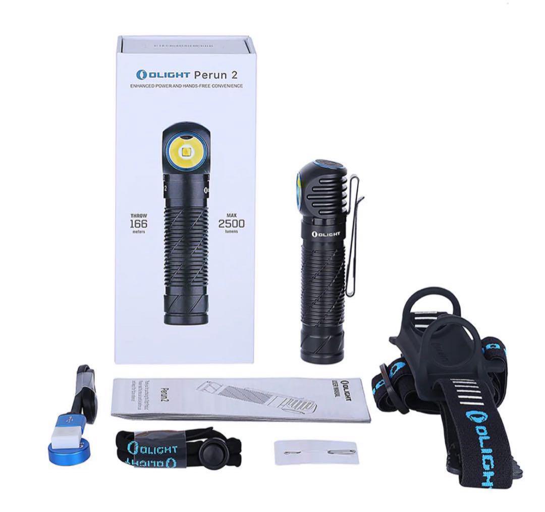 新品❗️ OLIGHT Perun 2 ヘッドライト　ブラック