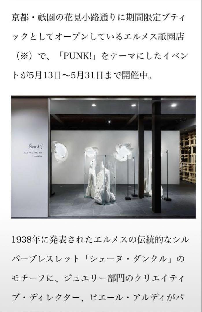 HERMES エルメス シェーヌダンクル パンク ブローチ 藤原ヒロシ 安全ピン