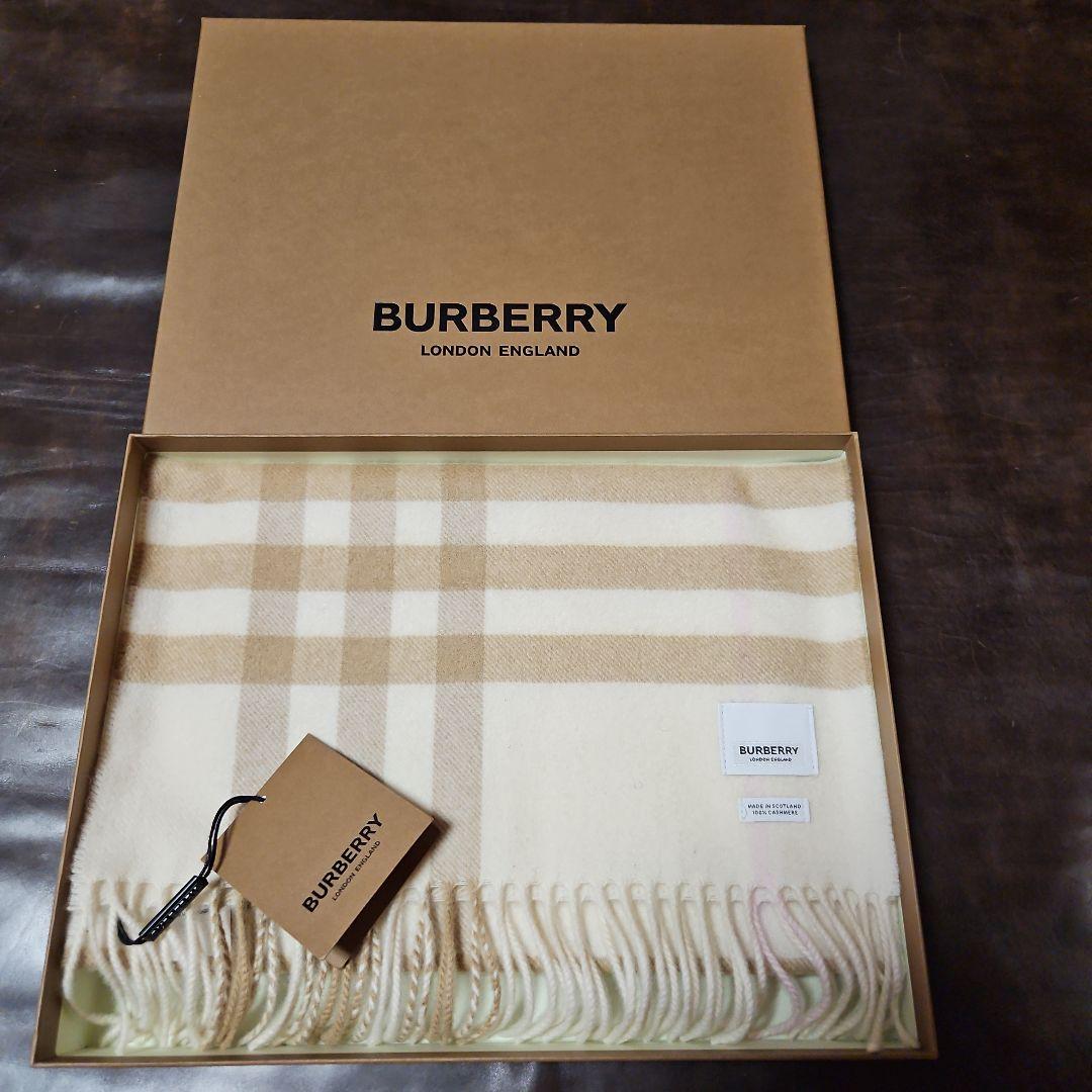 BURBERRY　バーバリー　カシミヤマフラー
