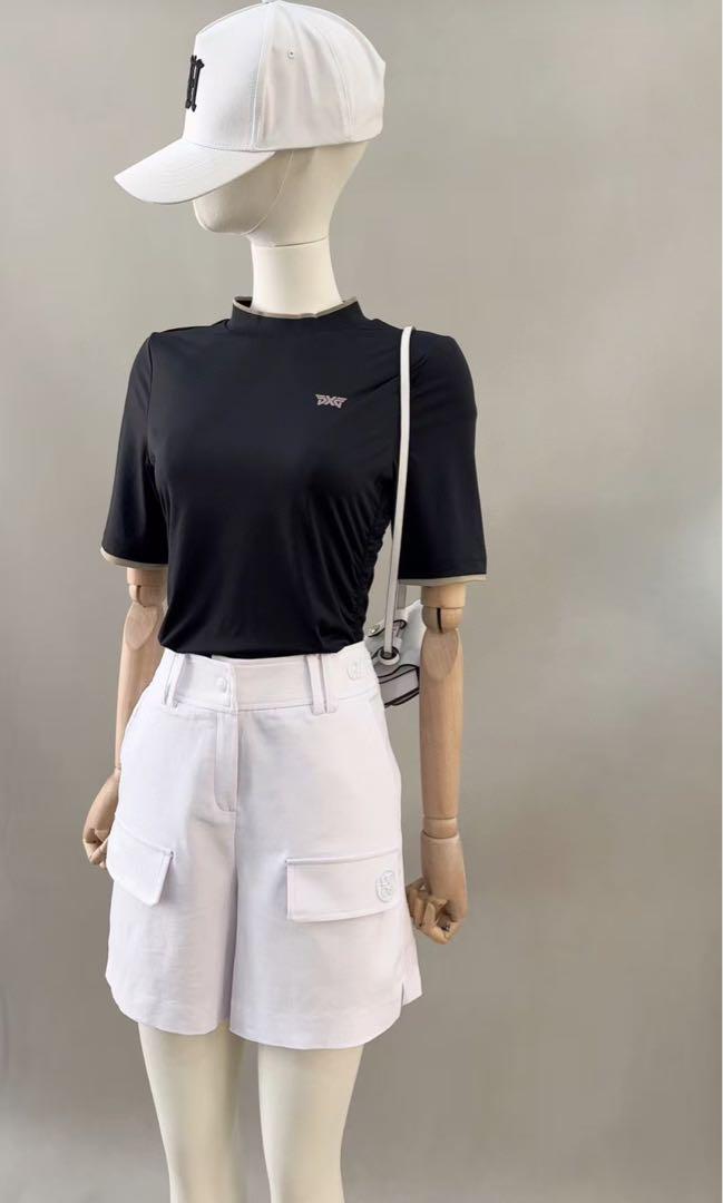 PXG ゴルフウェア レディースTシャツ ブラック 半袖 夏服 - メルカリ