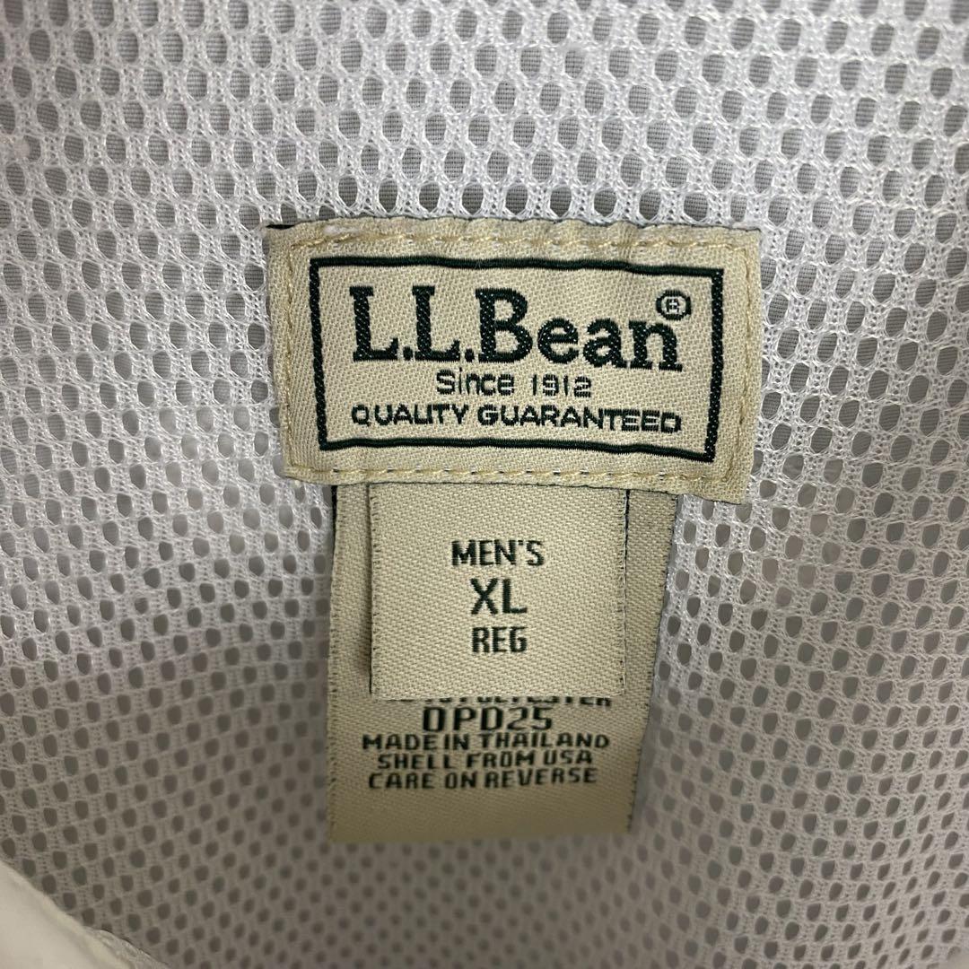 エルエルビーン☆フィッシングシャツ 古着 ゆるだぼ ホワイト