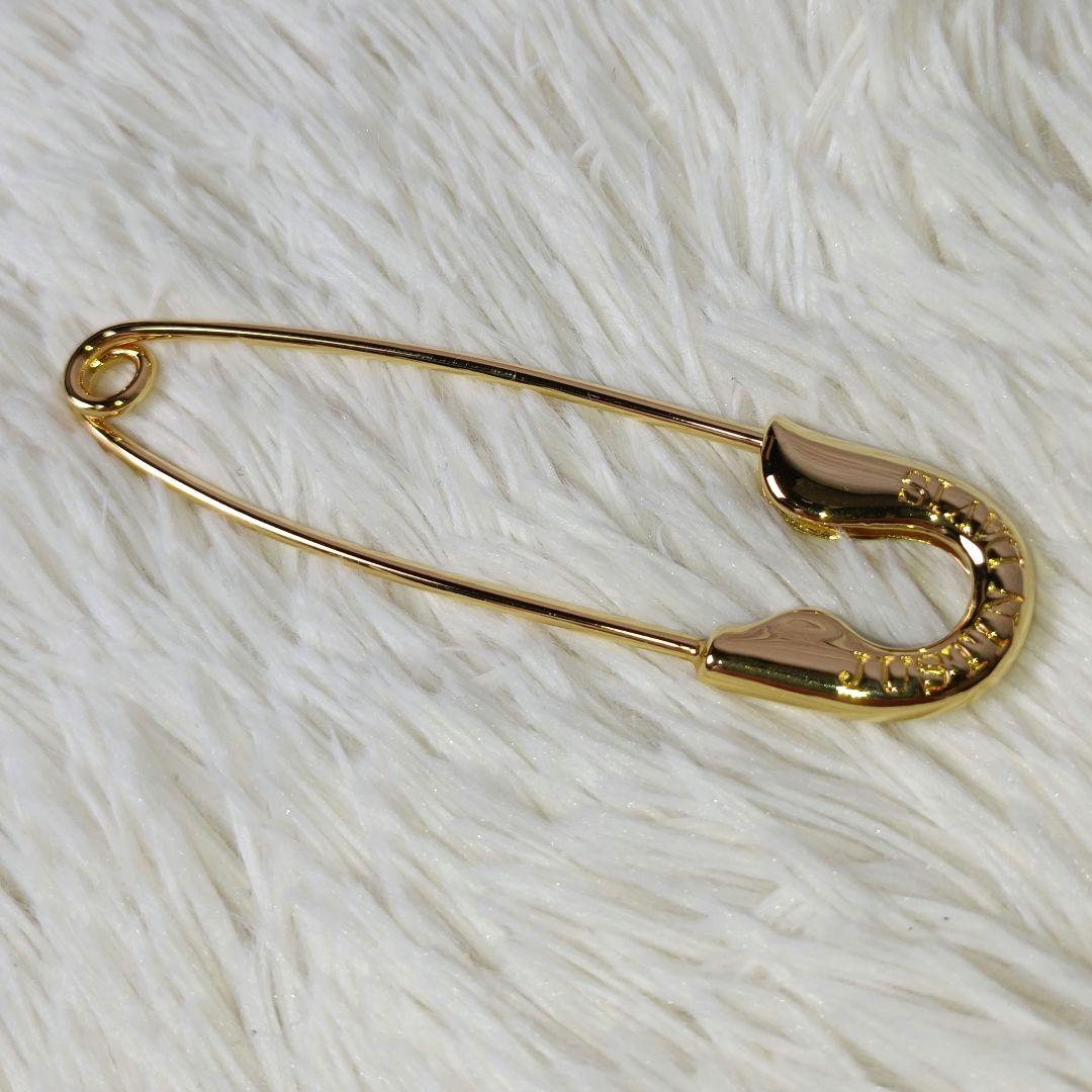 未使用・非売品■JUSTIN DAVIS セーフティピン アクセサリー ゴールド