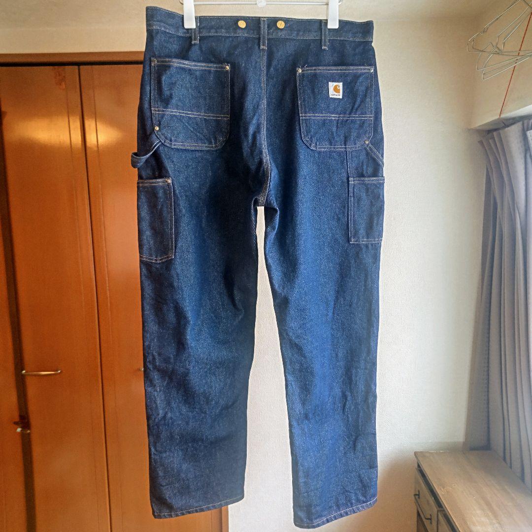 Carhartt サスペンダー デニムパンツ 38×32 そこそこ美品