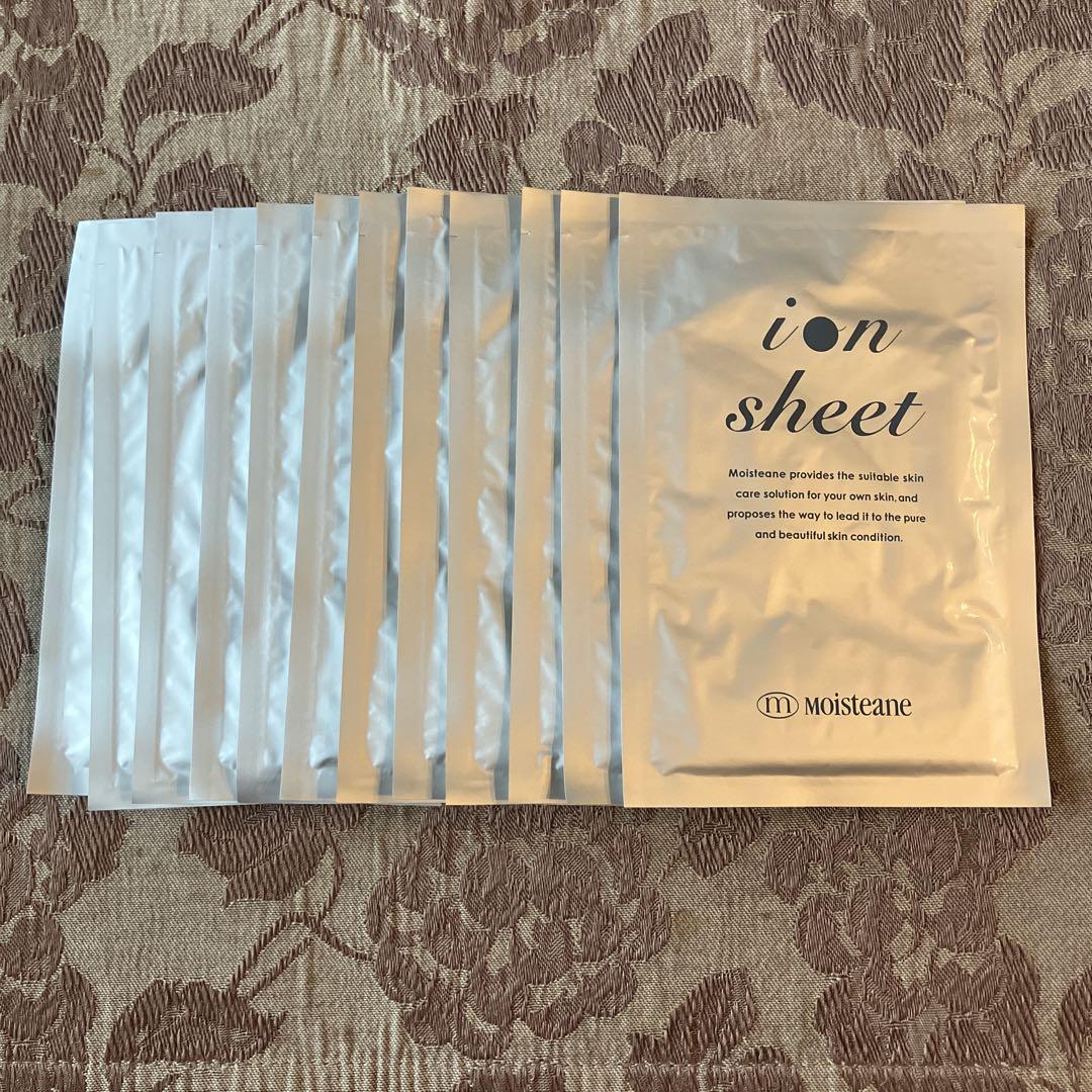 Moisteane ion sheet 12枚入り 洗顔ネットプレゼント