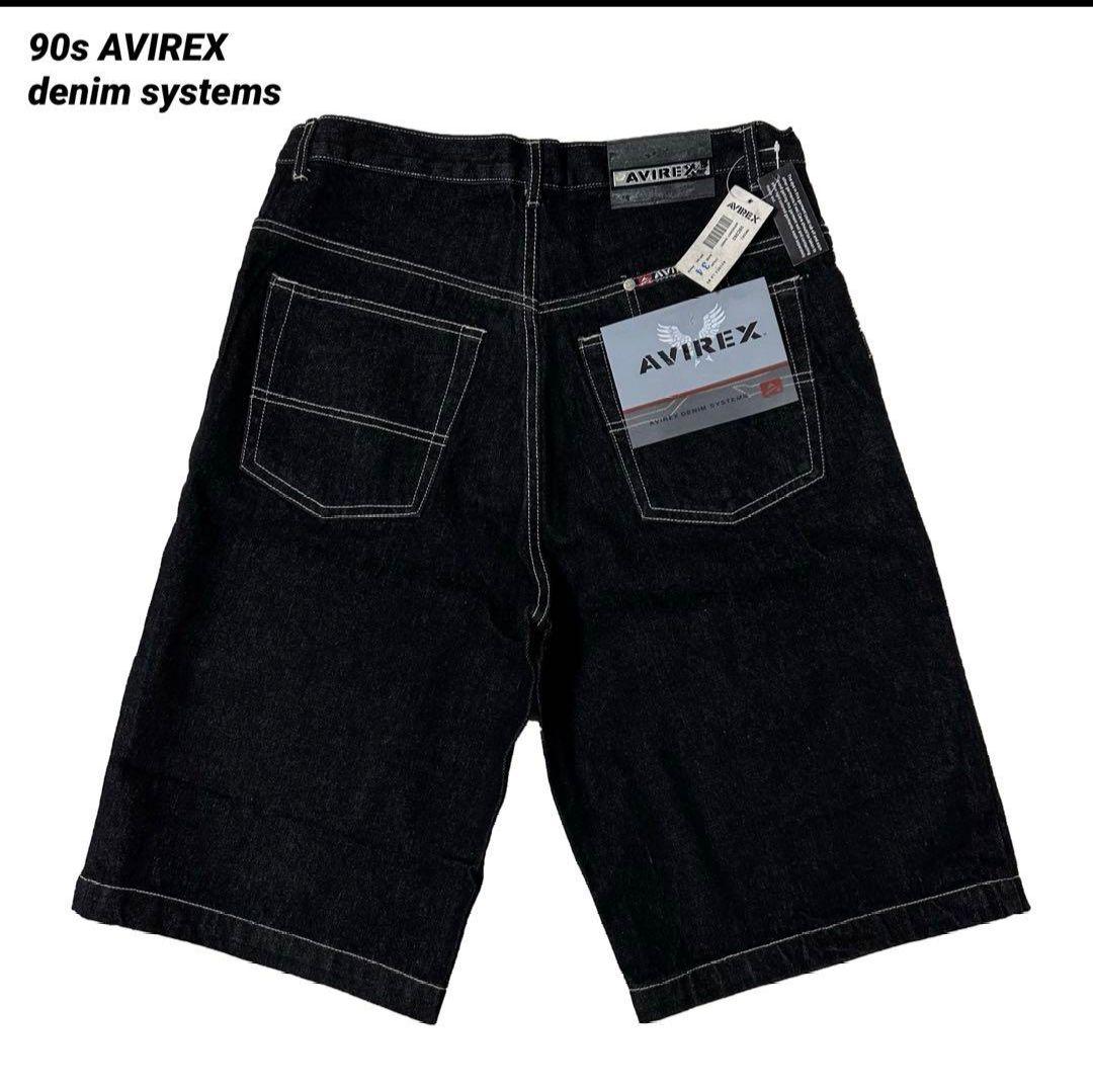 AVIREX　ハーフパンツ　デッドストック　ロカウェア　b-boy