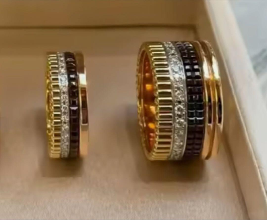 BOUCHERON】国内配送 キャトルClassiqueブラウン リング Small