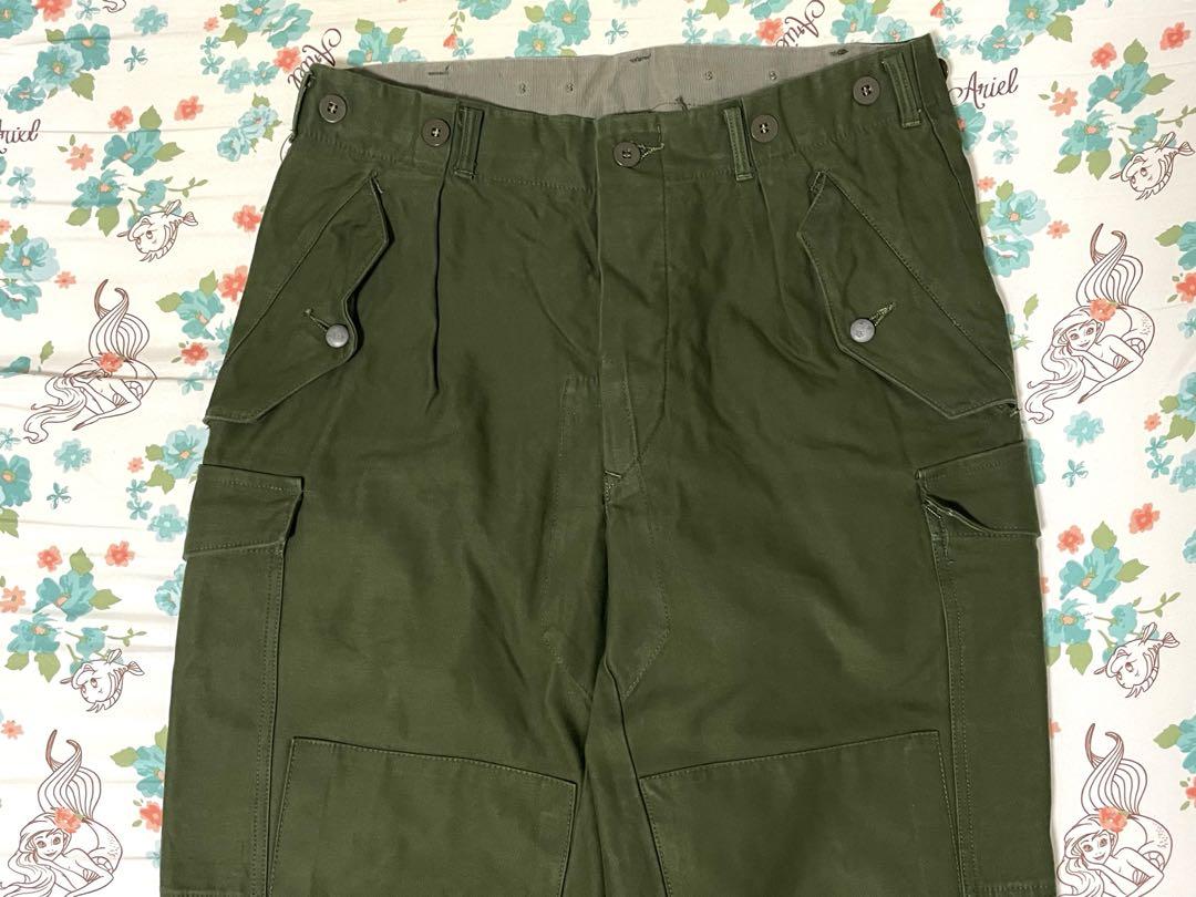 60s~70s M-59カーゴパンツ 菅田将暉着用 スウェーデン軍 前期 ミント