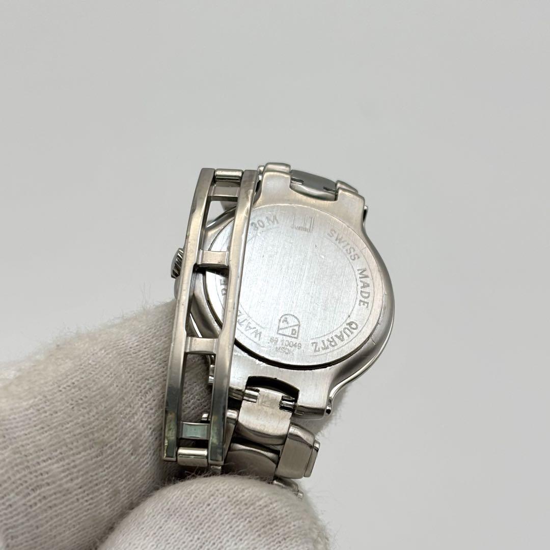 【電池交換済】dunhill ダンヒル 腕時計 ロンディニウム シルバー Dunhill】ダンヒル 時計 'ロンディニウム' ホワイトローマン 極