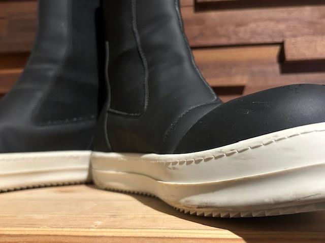 ♪送料無料★Rick Owens★ビートル スニーカー★サイドゴア★黒白★41♪