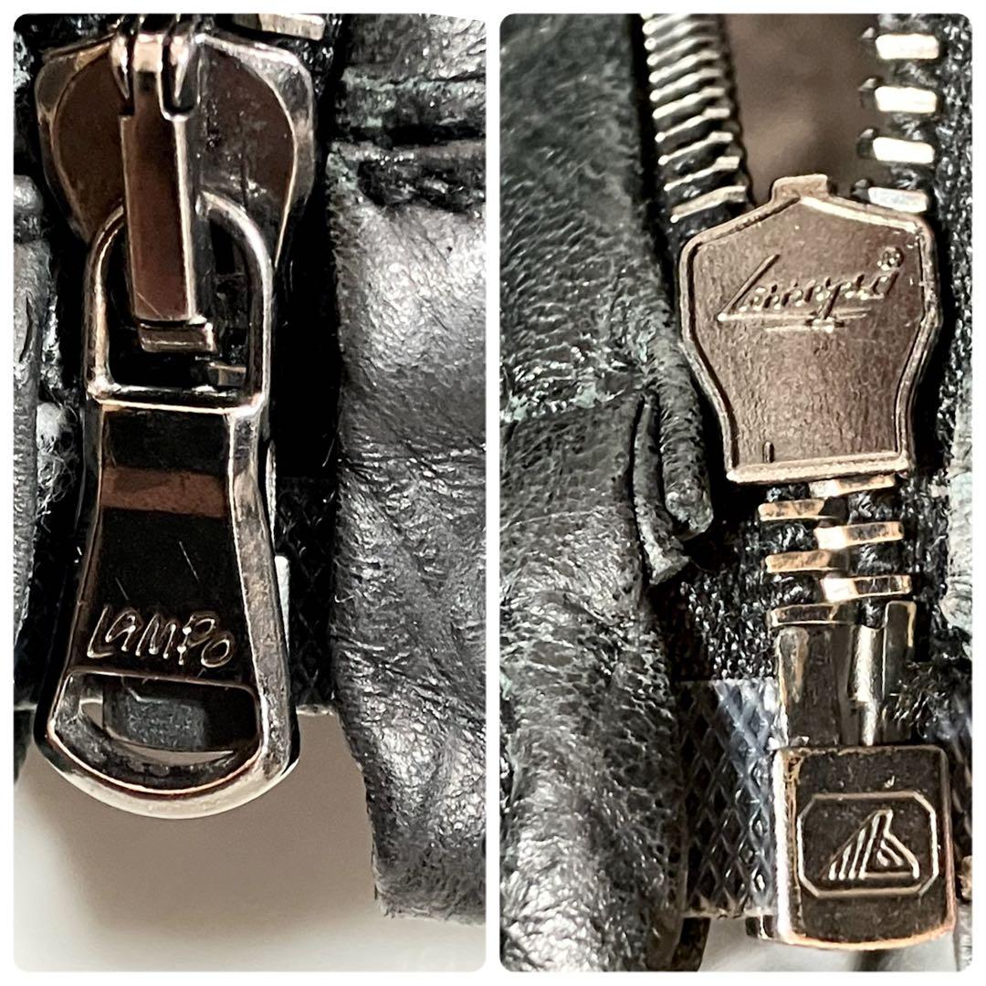 良品✨GIORGIO BRATO レザージャケット キルティング 羊革 黒 M