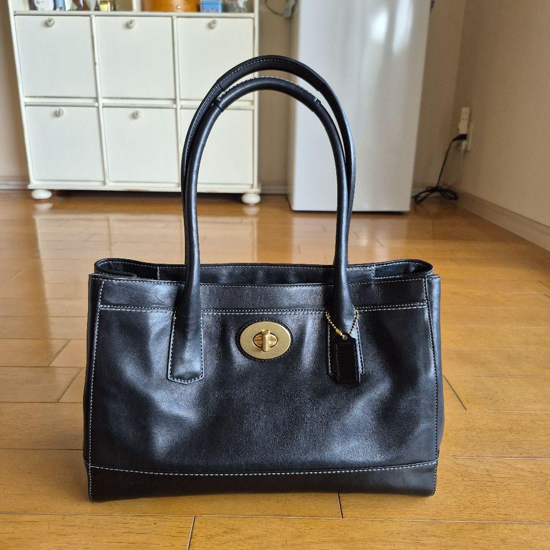 COACH コーチ ショルダーバッグ ターンロック レザー 12480