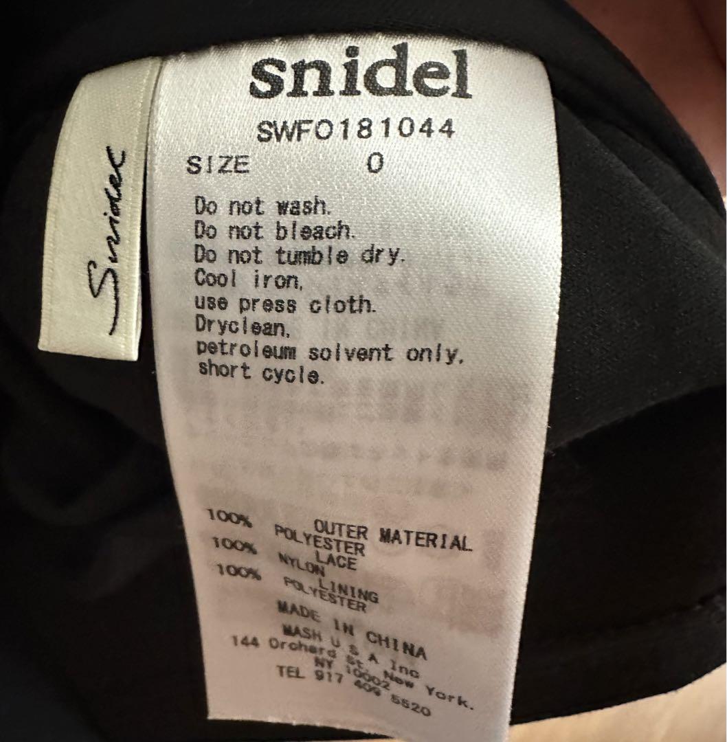 スナイデル snidel ワンピース ブラック