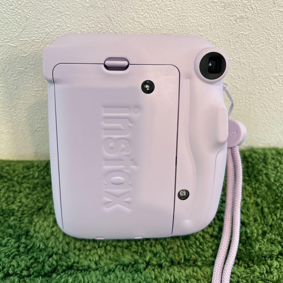 極美品　箱　説明書有　フジフィルム instaxmini11 ライラックパープル