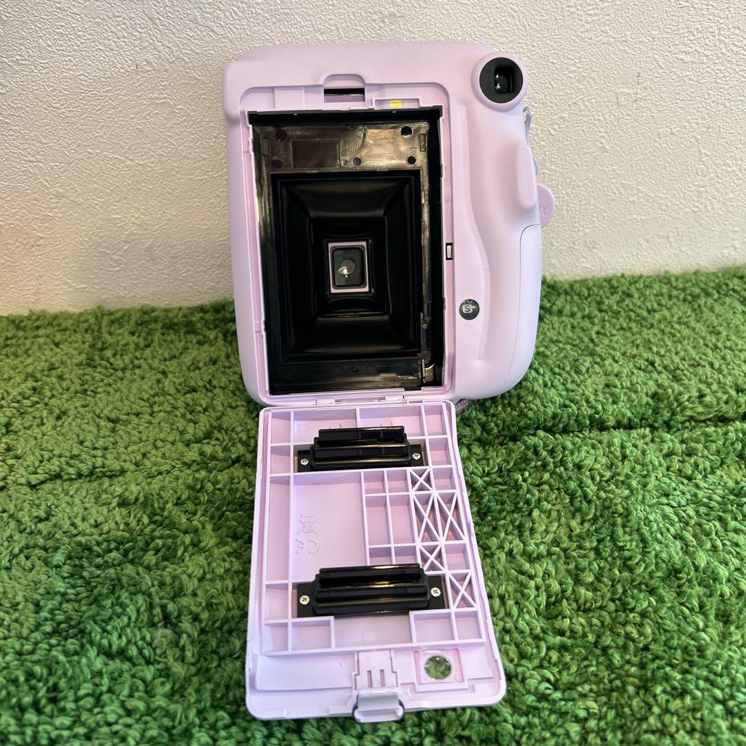 極美品　箱　説明書有　フジフィルム instaxmini11 ライラックパープル