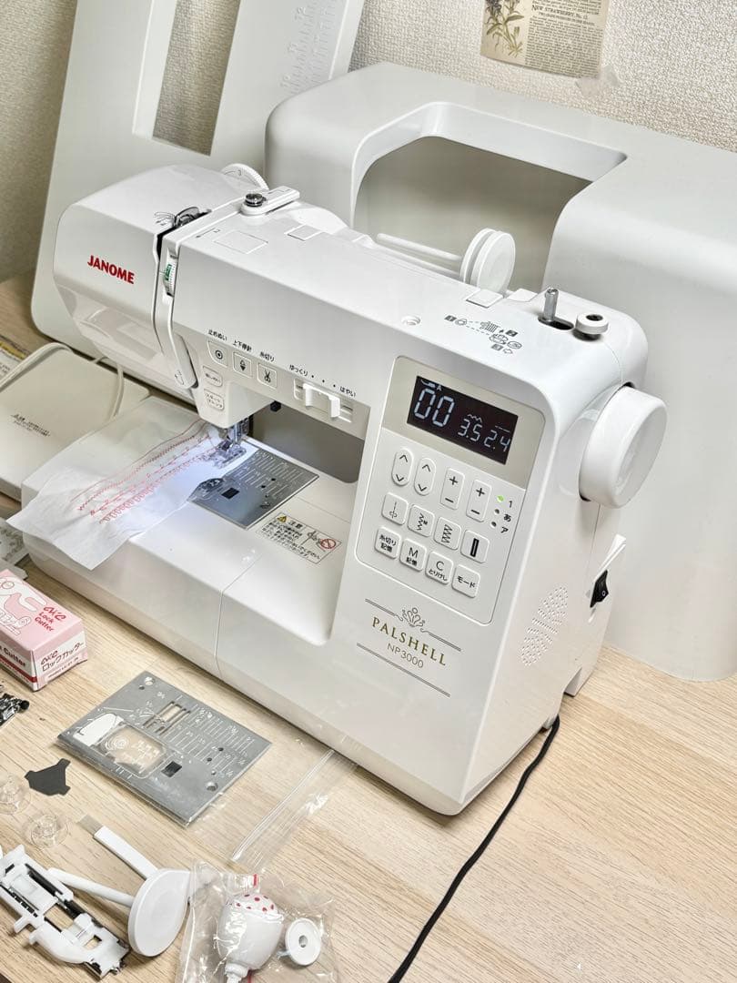 超美品 ジャノメ コンピューターミシン パルシェル NP3000