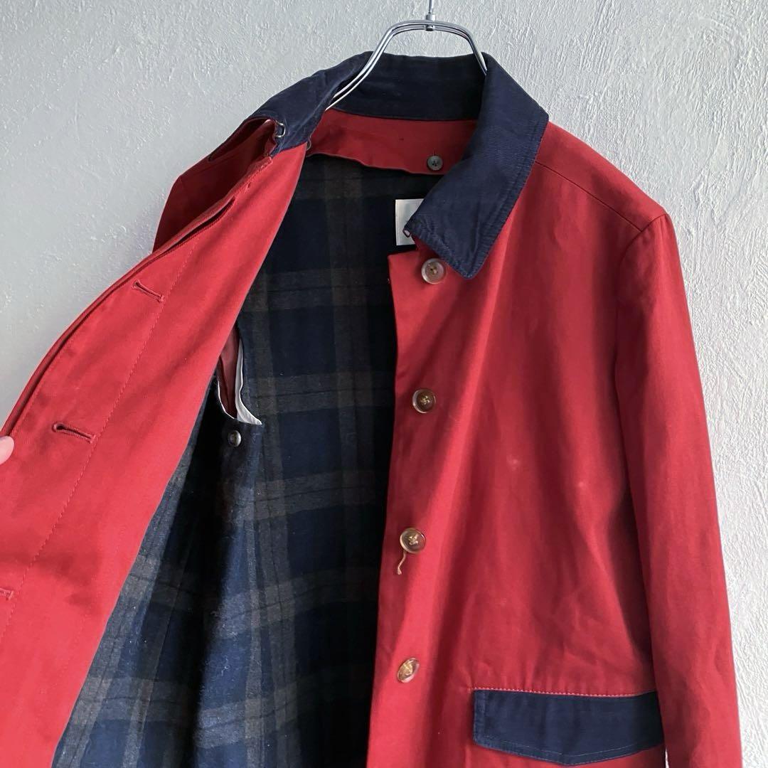 ☆ Harriss PARIS ウールライナー付き ステンカラーコート