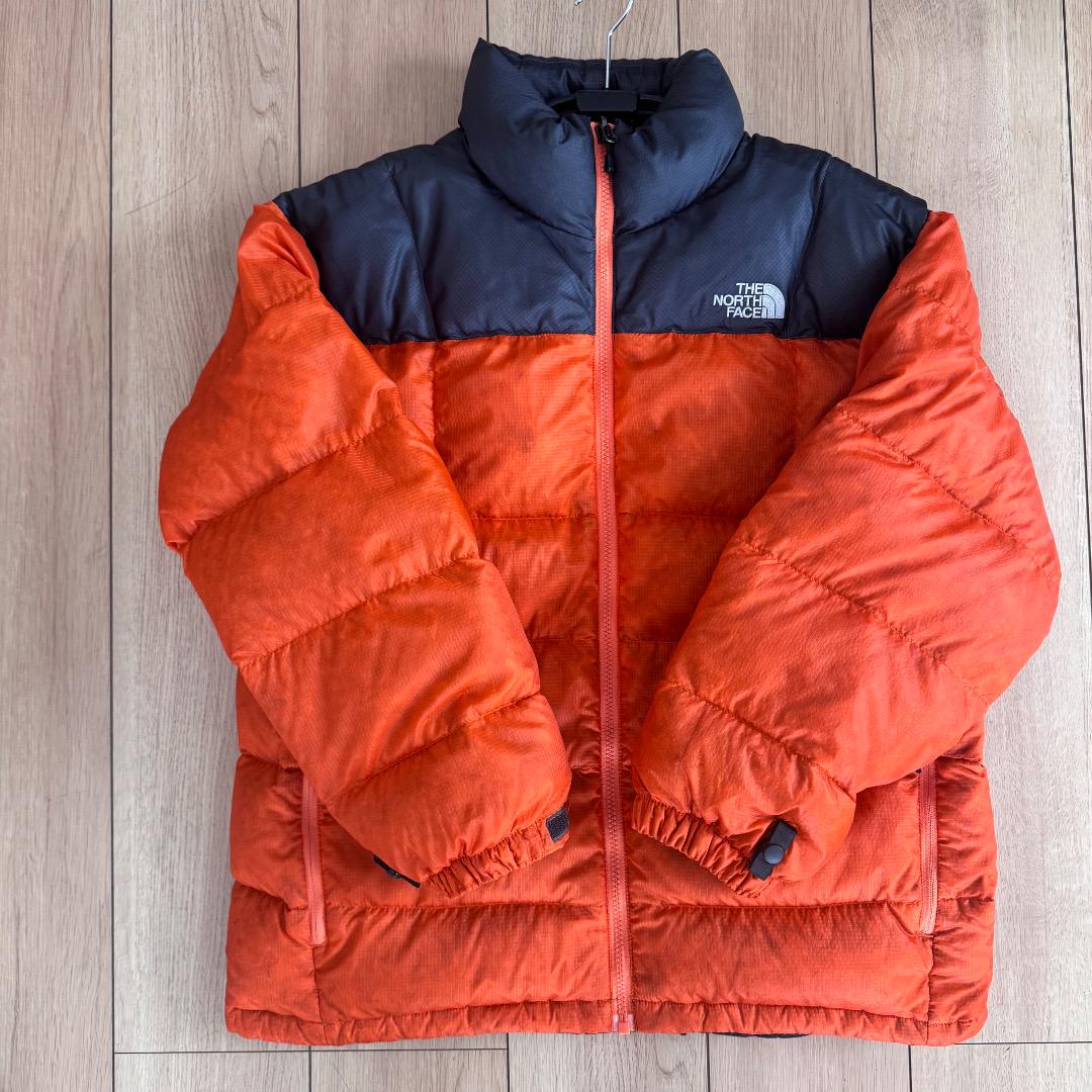 100/L THE NORTHFACE ノースフェイス ダウンジャケットオレンジ Amazon | [ザノースフェイス] ヌプシ ダウンジャケット コーン
