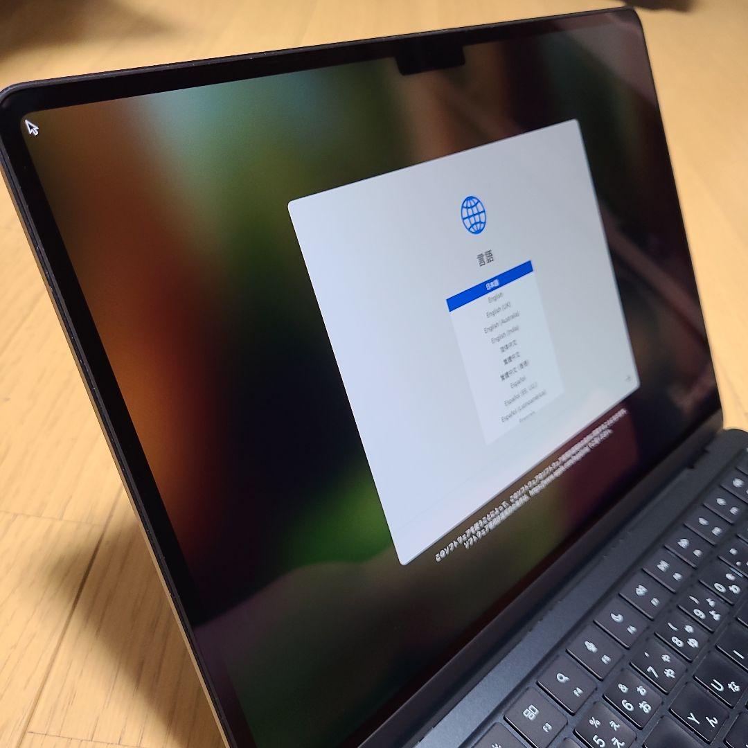 MacBook Air M2 13インチ 2022 24GB SSD 512GB