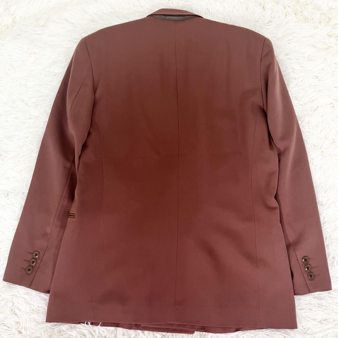 美品 MEN'S BIGI ダブル セットアップスーツ くすみピンク 菅田将暉