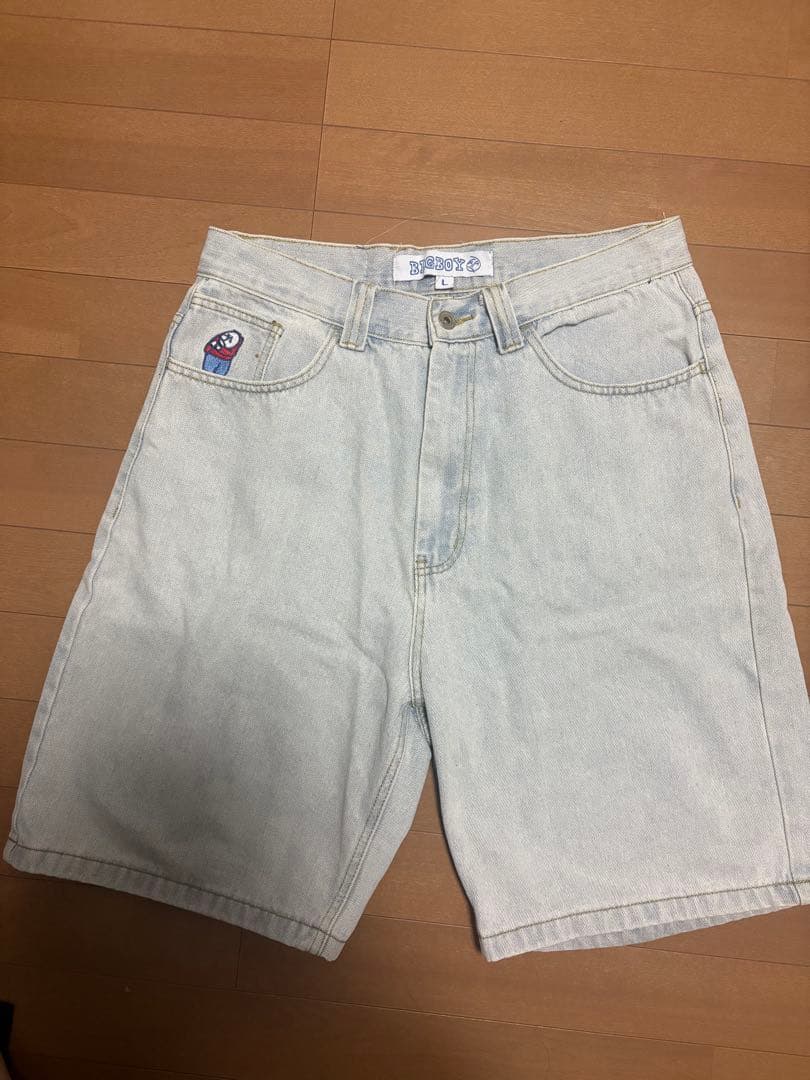 BIGBOY 刺繍キャラクター ショートパンツ L