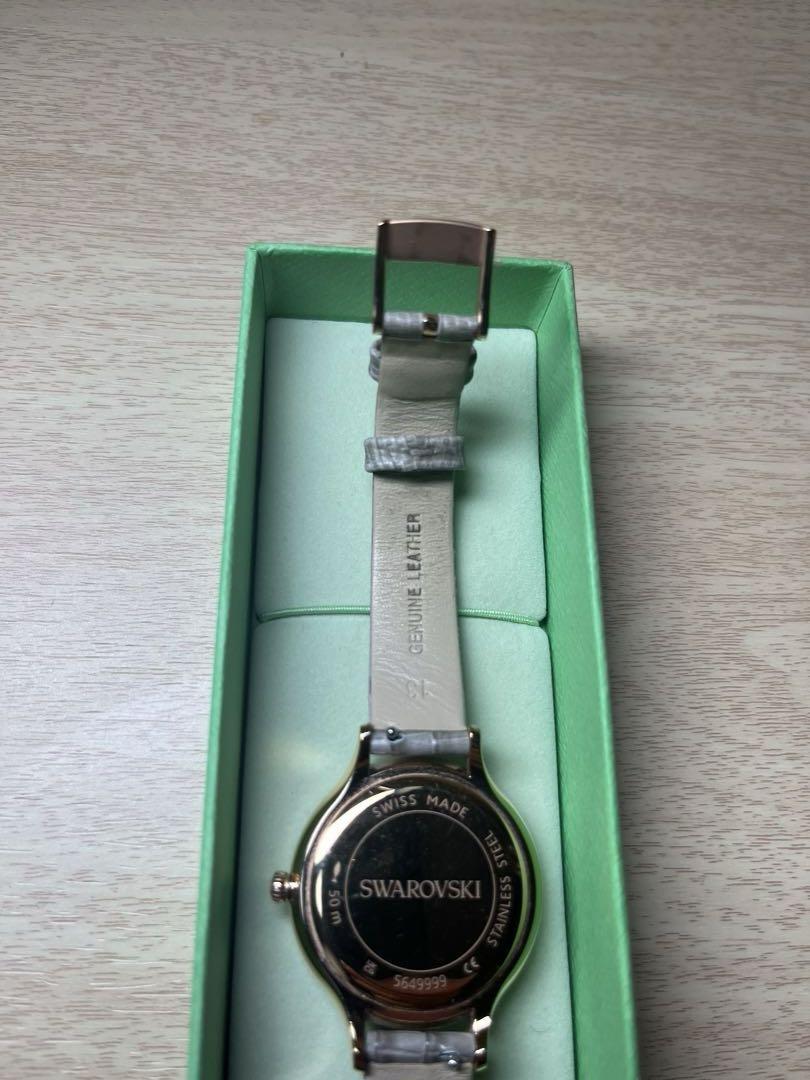 swarovski Octea Nova watchスイスメイドレザーストラップ