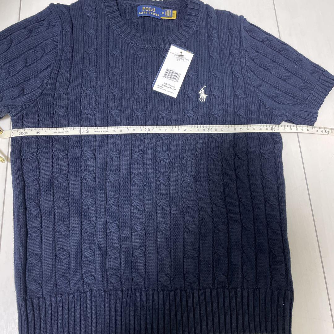 POLO Ralph Lauren ネイビー 半袖ニット