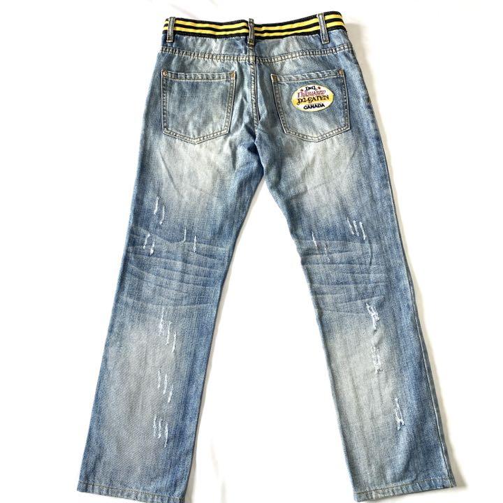 2022セール DSQUARED2 ディースクエアード デニム ジーンズ ダメージ加工 ワッペン 43fXy-m86780344866 新作定番人気