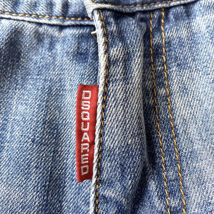 2022セール DSQUARED2 ディースクエアード デニム ジーンズ ダメージ加工 ワッペン 43fXy-m86780344866 新作定番人気