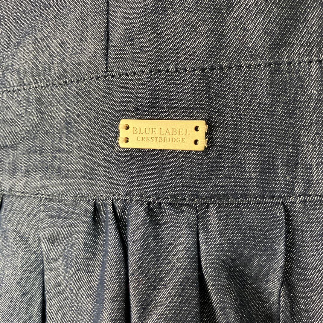 BLUE LABEL CRESTBRIDGE バックリボン デニムワンピース - メルカリ