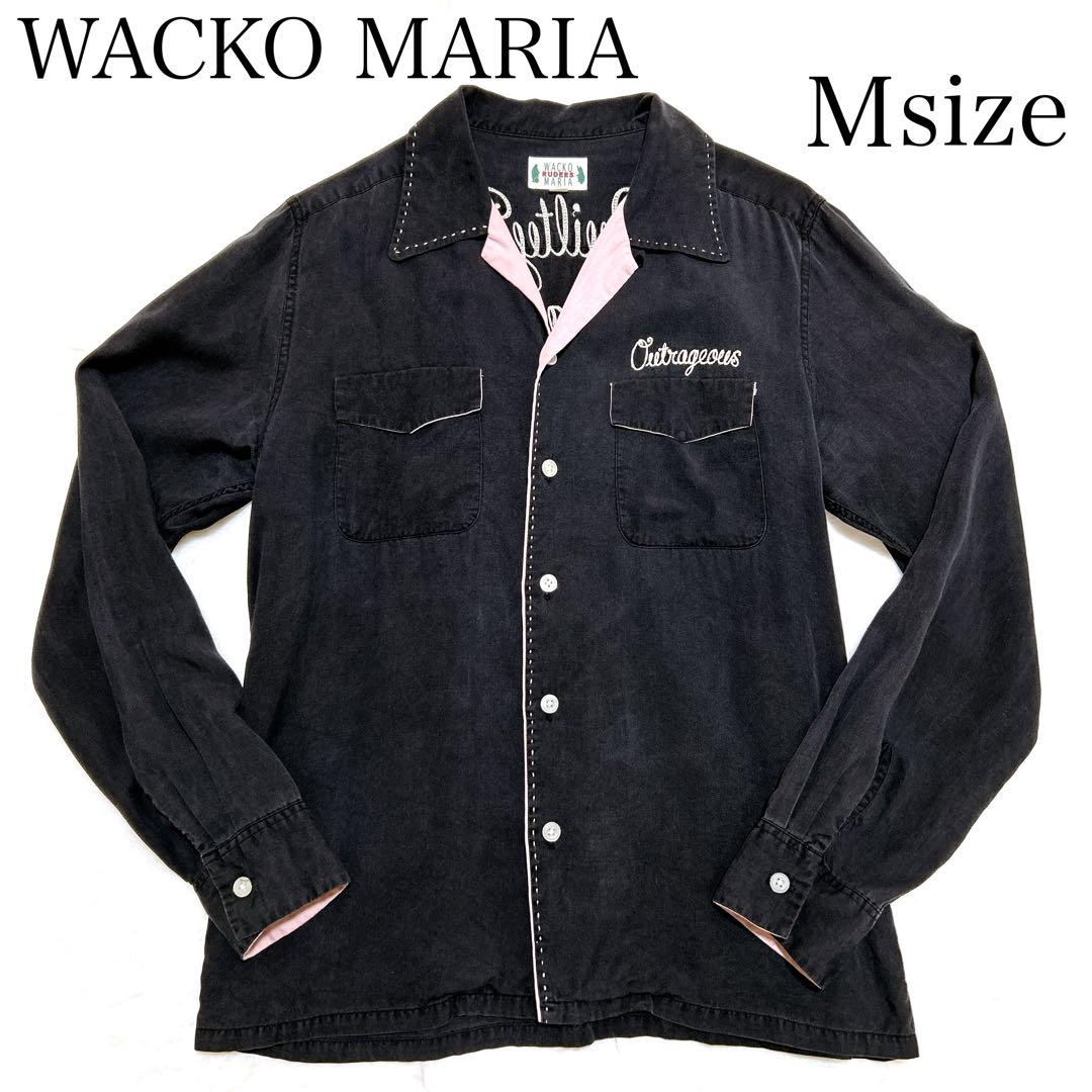 限定特価品✨　ワコマリア　WACKOMARIA オープンカラー　レーヨン　シャツ