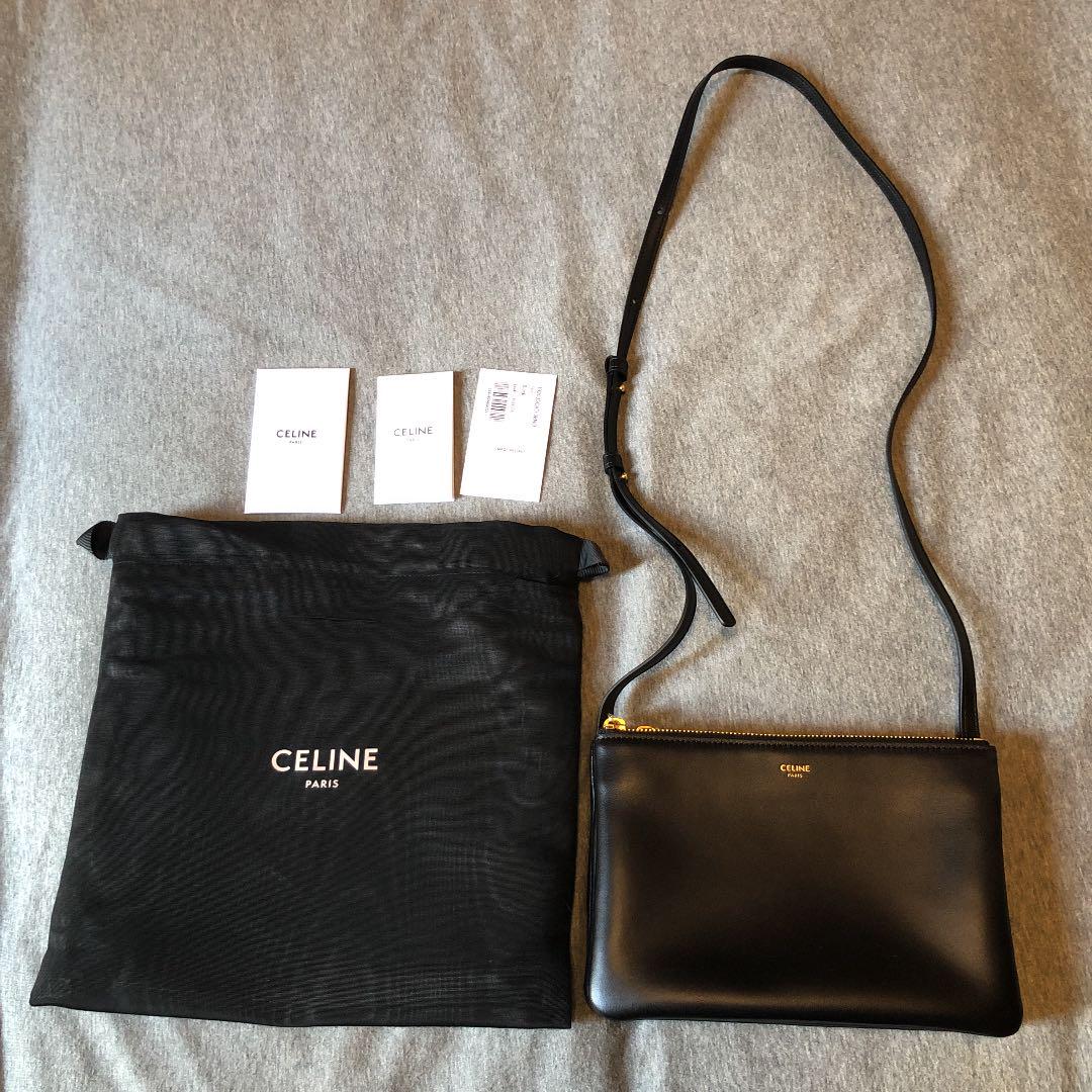 があり celine - CELINE セリーヌ Trio Bag トリオバッグ の通販 by 再販開始 セリーヌ トリオ ショルダーバッグ バッグ CELINE ショルダーバッグ