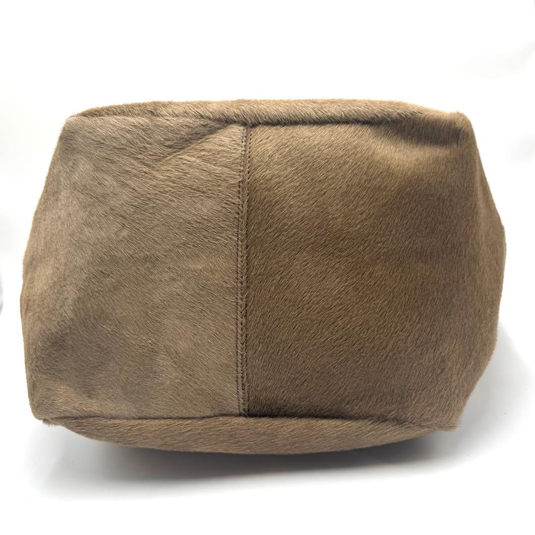 美品 MARCO MASI トートバッグ ハラコ レザー 大容量 本革