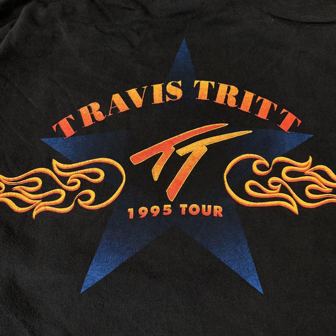 90S USA製 古着 Travis Tritt トラヴィス・トリット tシャツ