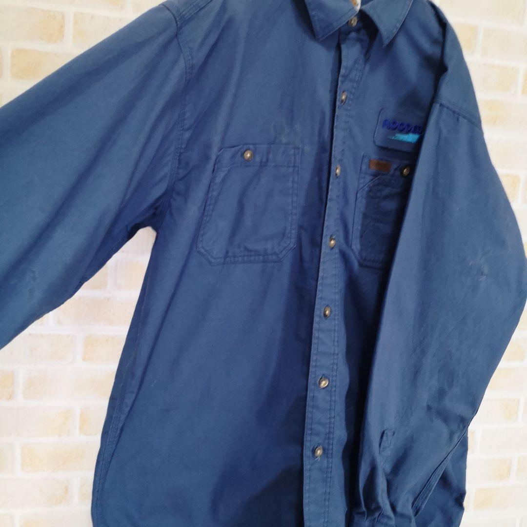 正規品限定SALE カーハート ワークシャツ 企業ロゴ レザーロゴ e09YW-m86789753647 Carhartt 長袖 格安日本製