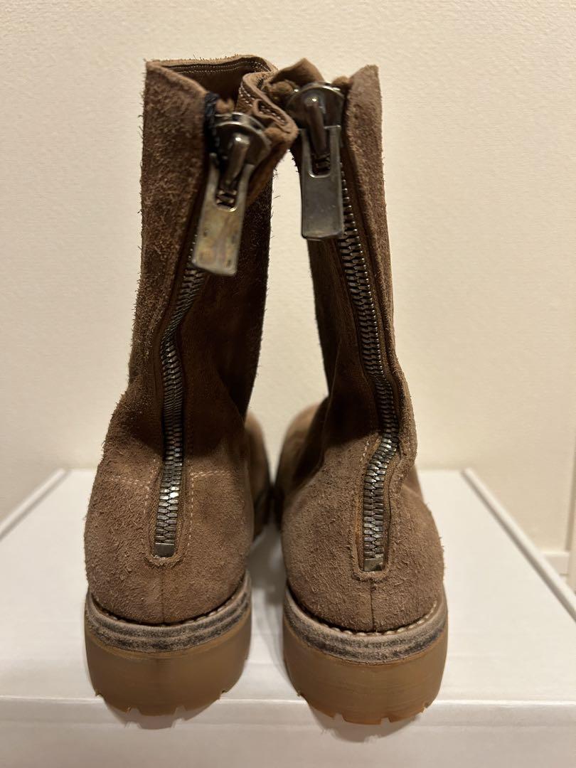 未使用品 nonnative guidi バックジップブーツ　ベージュ　43
