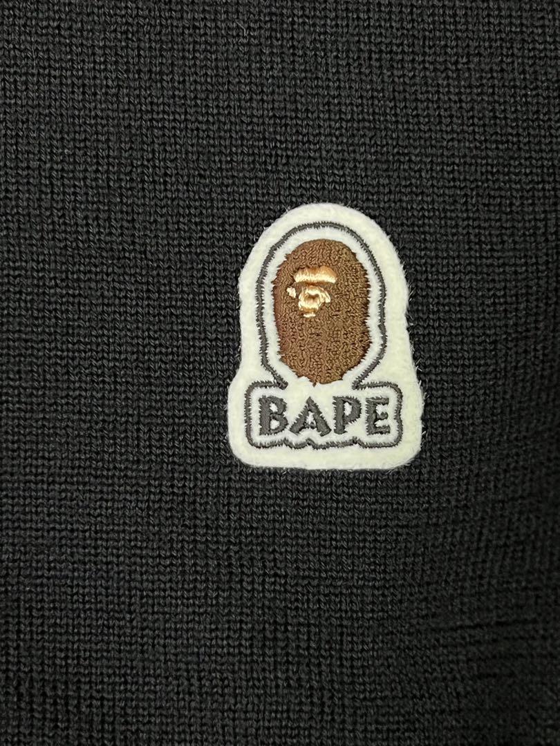 A Bathing Ape ニットカーディガン ネイビー 新品