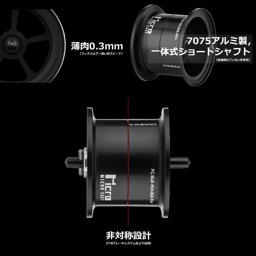 ゴメクサス　ベイトフィネススプール　シマノ　22アルデバランBFS専用